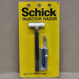 Schick 012547002645 Injector Razor With Plus Platinum Blades Nos New Sealed Vintage Old Stock