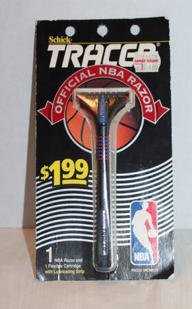 Schick 012547004090 1994 Tracer Razor 1 Flexible Cartridge Nba Sponsor Nos