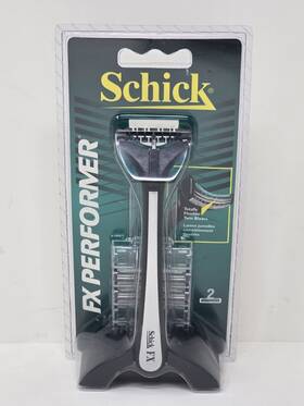 Schick 012547011227 Nos Vintage Fx Performer Razor With 2 Blades - New And Sealed