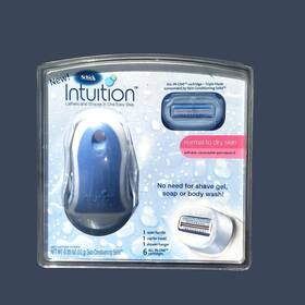 Schick 012547852707 Intuition Original Normal-dry Skin Razor Handle And 6 All-in-one Cartrides