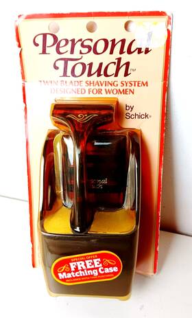 0260d21 Schick Personal Touch Womens Razor Handle With 2 Cartridges Sealed