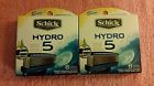 Schick 16 Hydro 5 8 Pack 2 Boxes Razor Blade Cartridges Brand New Mens 841058015154
