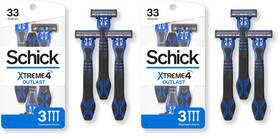 2104 Schick Xtreme 4 Outlast Razor Inch 3 Count Pack Of 2 Black And Blue