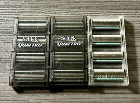 266620 Schick Quattro Mens Razor Blade Refill Cartridges 12count