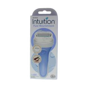 Schick 312931720294 Intuition Pure Nourishment Razor Handle With 2 Cartridges For Women