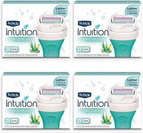 Schick 313056562508 Intuition Pure Nourishment Womens Razor Refills With Coconut Milk And Alm