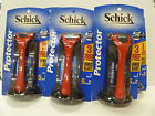 Schick 6 X Protector Razor With 5 Refill Blades 012547005509