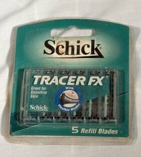 7320100d Schick Tracer Fx Refill Cartridges For Men S Face Razor 5