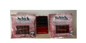 7338600h Schick Personal Touch Razor 4 Refill Blades New Unopened Package Vitamin E Aloe