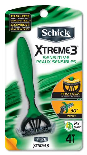 B004x8kih0 Schick 794438204276 Xtreme 3 Sensitive Peaux Sensibles 4 Count Pack Of 1