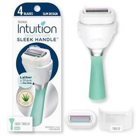 Schick 841058008361 Intuition Sensitive Care Aloe With Sleek Handle. 1 Razor Travel Cap