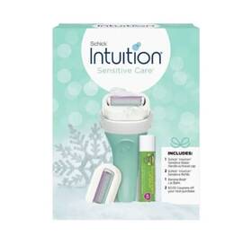 Schick 841058012856 Womens Intuition Gift Set 1 Razor Handle 2 Refills Lip Balm Exp. 6/24