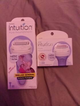 Schick 841058018834 Combo Deal - Intuition One Step Razor And 3 Cartidges