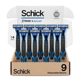 Schick 841058021315 Xtreme 4 Outlast Disposable Razors For Men - Disposabl