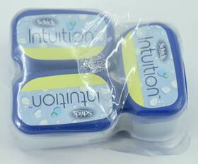 Schick 841058037149 6 Intuition All In One Cartridges Razors Triple Blade Cucumber Melon