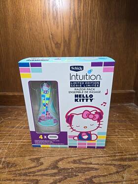 Schick 841058066972 New Hello Kitty Intuition Limited Edition Sensitive Skin Razor For Women