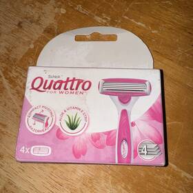 Schick 891228480134 4 Quattro For Women Razor Blades Refills
