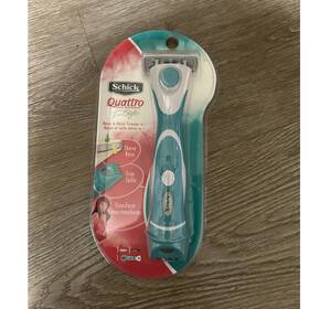 93001027 Schick Quattro For Women Trimstyle Cartridge Razor Teal White 4-blade 1 Cart