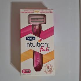 93022976 Schick Intuition F.a.b. Womens Cartridge Razor Pink 5-blade 2 Cartridges