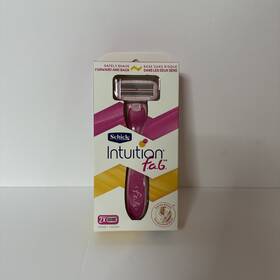 93026213 Schick Intuition Fab Razor Shaves Forward And Backward 1 Handle/2 Blades Nib