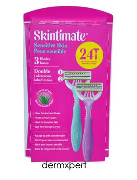 93033251 Schick Skintimate Sensitive Disposable Razor 24-count - New Sealed Us Seller