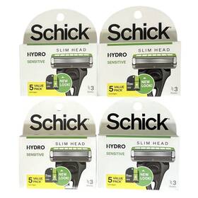 93036559 Schick 4 Hydro Sensitive 5 Ct. Razor Blade Refills For Men Slim Head 3-blades