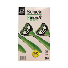 93041893 Schick Xtreme 3 Sensitive 20 3-blade Disposable Razors