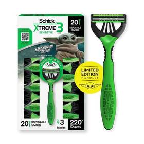 93048311 Schick Xtreme 3 Grogu Limited Edition - 20 Collectible Razors