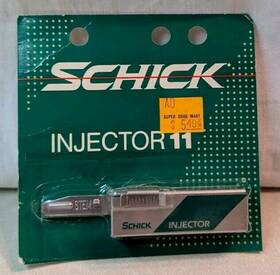 976t250 Schick Vintage Made In Usa Injector Ii/11 Blade Refill Blades