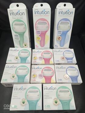 998162 Schick Intuition Variety Lot Bundle X3 Razors 40 Cartridges Last One