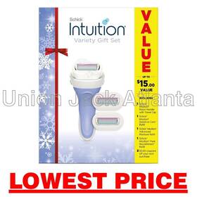 Fc24010172 Schick Intuition Gift Set 1 Handle 3 Refills Per Package - Lowest Price