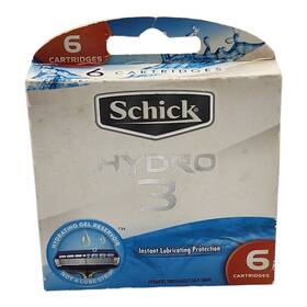 Schick Hydro 891228303013 Genuine 3 Refill Razor Blades 6 Cartridges New Original