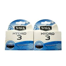 Schick Hydro 937266703069 3 Refill Razor Blades 8 Cartridges New