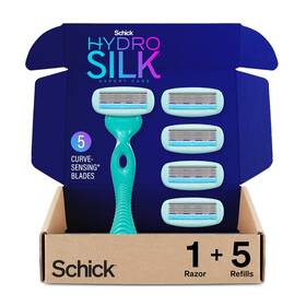 Schick Hydro Silk 744759136077 Sensitive Womens Razor 5-blade Razors For Women S