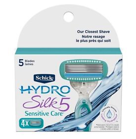 Schick Hydro Silk Moisturizing Razor Blade Refills For Women With Shower Hanger