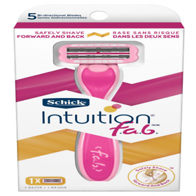Schick Intuition F.a.b. Womens Razor 1 Handle And Refill