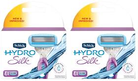 Px-491b Schick Hydro Silk Cartridges 4 Ea Pack Of 2 Px-491b Schick Hydro Silk Cartridges 4 Ea Pack Of 2