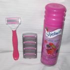 4-razor Schick Quattro Razor Skinmate Shave Gel 4-razo