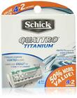 Sns-192-b01coz6rpa Schick Quattro Titanium Razor Blade Refills For Men Value Pack 6 Count