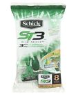 Schick Slim Triple Razors Sensitive For Him 8 Each Pack Of 6 841058025207