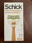 93036143 Schick Xtreme Bamboo Hybrid 3-blade Mens Recyclable Disposable Razors 3ct