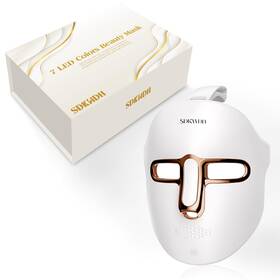 Sdkwdh 761483473919 Red Light Photon Facial Mask Wireless Rechargeable And Ergonomic Gold Ss1