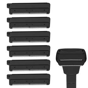 Sn-015 Sekininint 6 Pcs 2.0 Back Hair Body Shaver Replacement Blades For Bak-blade Trimm