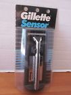 Sensor Gillette New Vintage 1989 Razor With 3 Cartridges Nos 047400121034