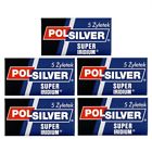 Sf10069752 Polsilver Super Iridium Double Edge Razor Blades Pack By