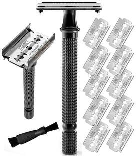 Shaving Revolution 850007205034 Long Handle Double Edge Safety Razor - Butterfly Open Razo