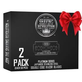 Shaving Revolution 850016637727 100 Count Double Edge Razor Blades - Mens Safety For