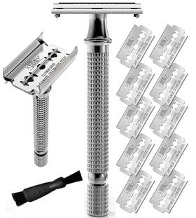 Shaving Revolution 850016637734 Viking Long Handle Double Edge Safety Razor - Butterfly Open