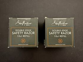 Shea Moisture 764302020790 10ct Double Edge Safety Razor Refills- 2 Packs Replacement Blades