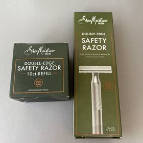 Shea Moisture 764302020806 Sheamoisture Men Razor Precise Shave Double-edge Safety 1 20 Blades